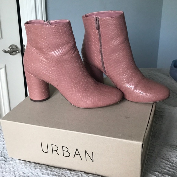 snakeskin boot heels